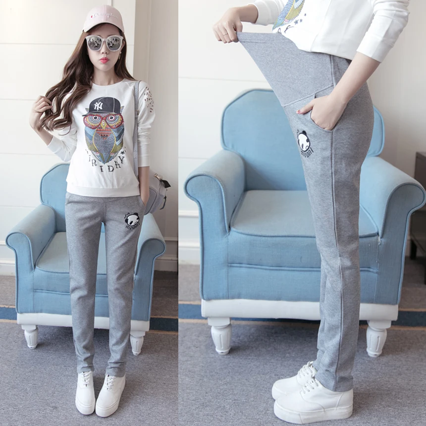 Повседневные штаны для беременных Одежда женщин 2017 Комбинезоны Брюки