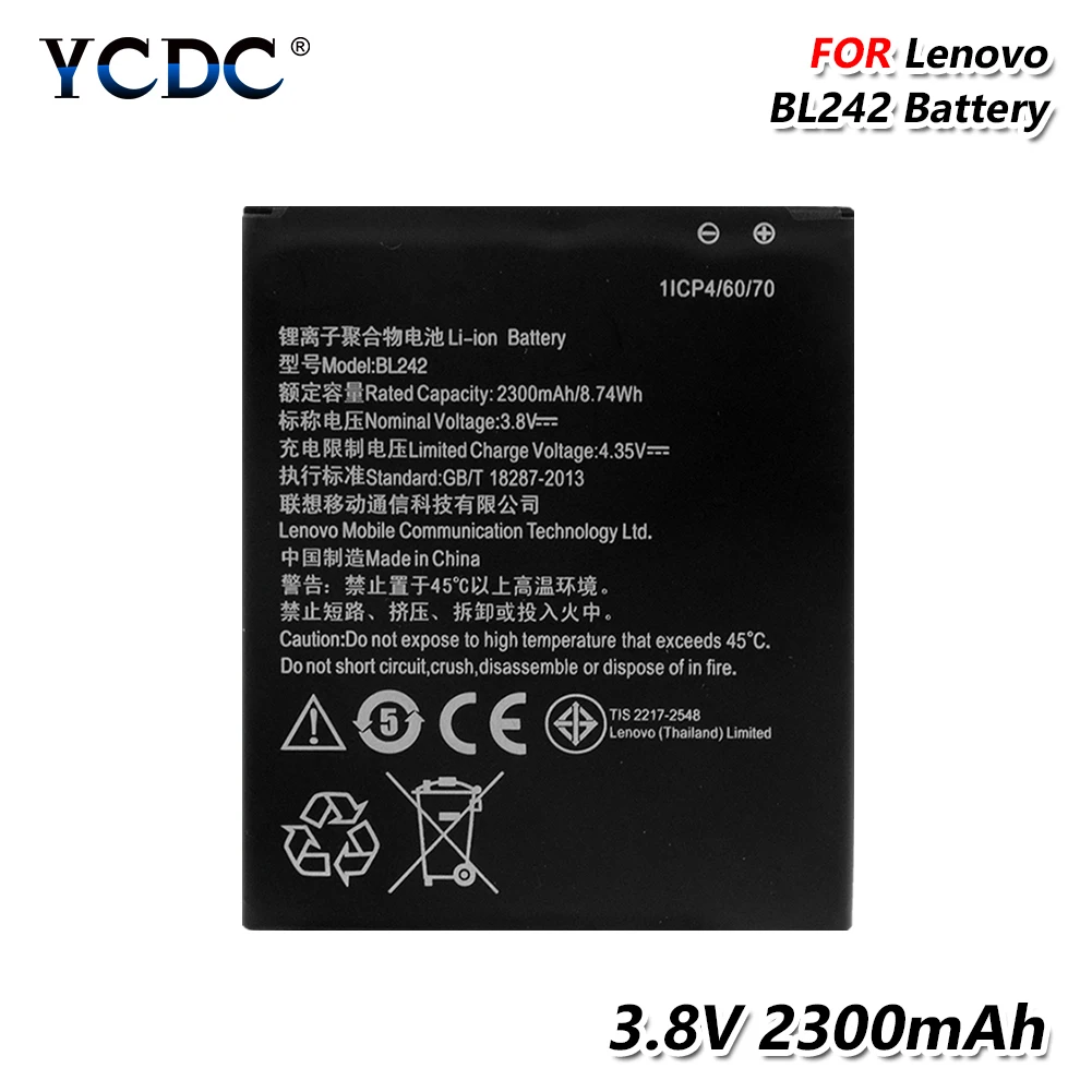 2300 мАч BL 242 BL242 Аккумулятор для lenovo K3 K30 T E A6000 A6010 Plus аккумулятор мобильного