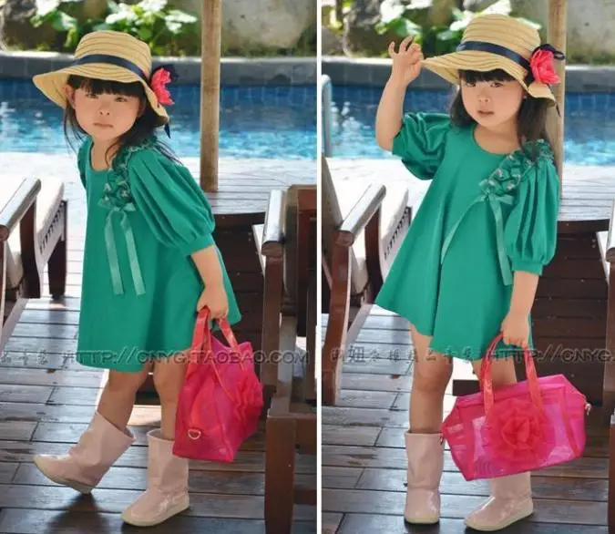 Новое Стильное повседневное платье для девочек летнее девушек новейший модный