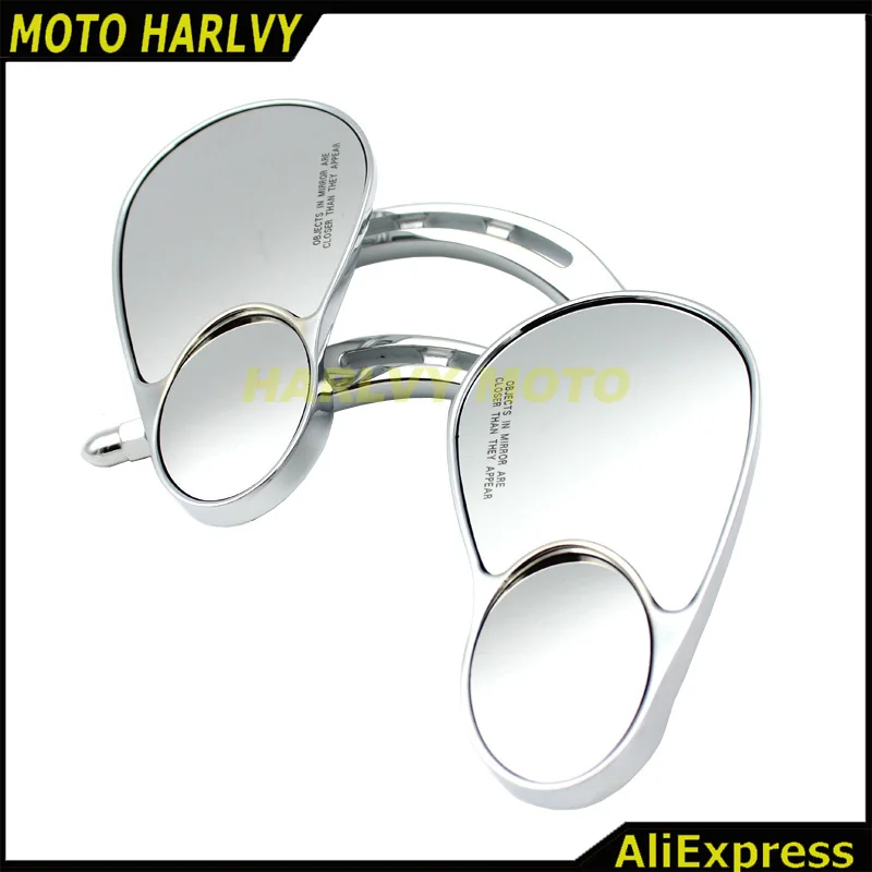 Хромированные мотоциклетные зеркала заднего вида для Harley Touring Road King Классические