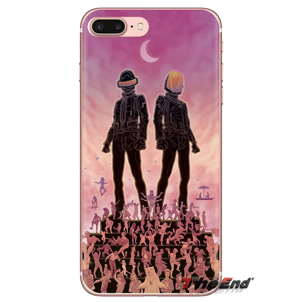 Для Xiaomi Mi3 Samsung A10 A30 A40 A50 A60 A70 Galaxy S2 Note 2 Grand Core Prime TPU чехол Daft Punk Give Life Back to DJ Techno |