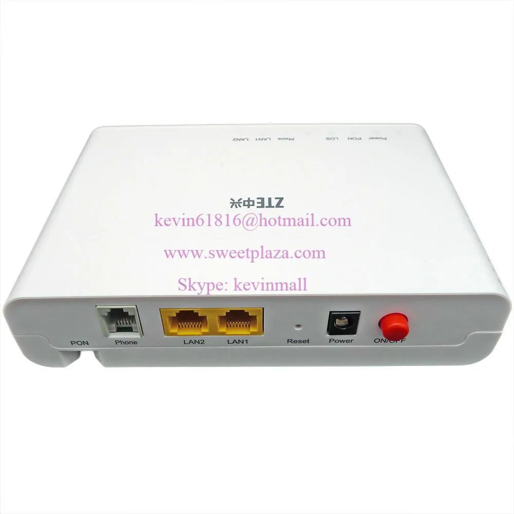 ZTE ZXHN F612 SC/APC GPON Оптическая сеть ONU с 2 портами ethernet и 1 голосовым горшком Версия