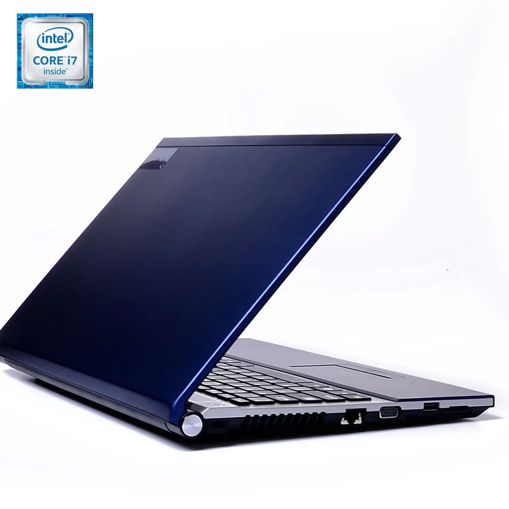 15.6 "i7 Ноутбук игровой бизнес 8 ГБ Оперативная память 64 SSD 750 HDD большой PC DVD