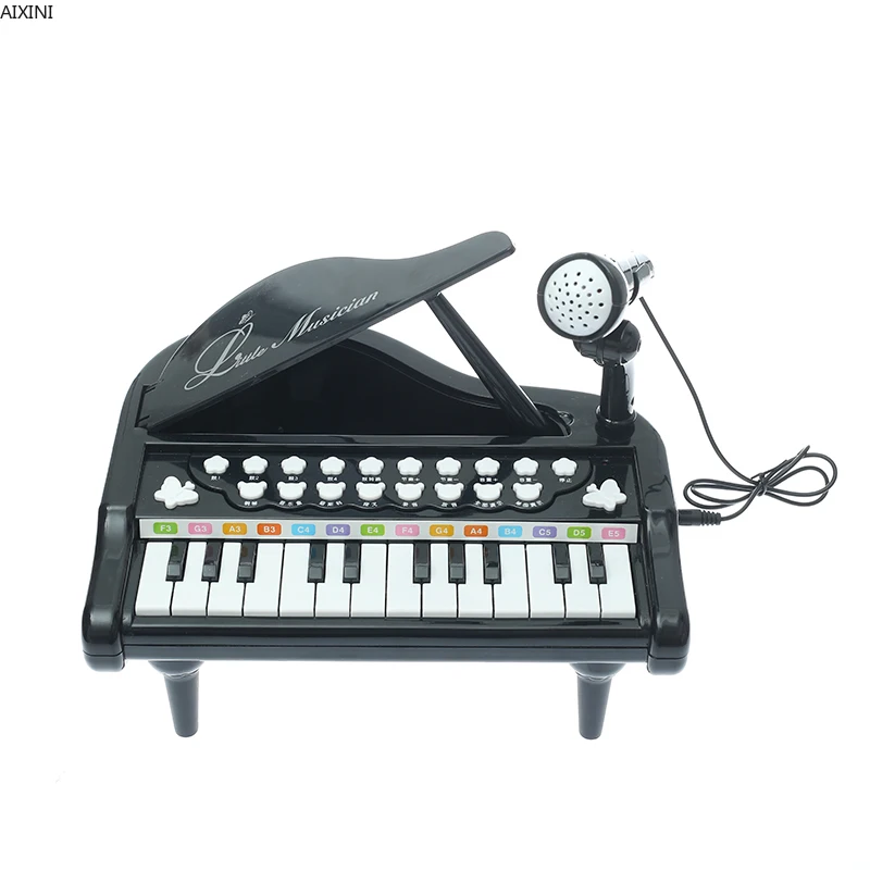 

Piano Keyboard Toy for Kid Girl First Birthday Gift 24 Keys Multifunctional Musical Electronic Toy Piano for Toddler Musical Toy