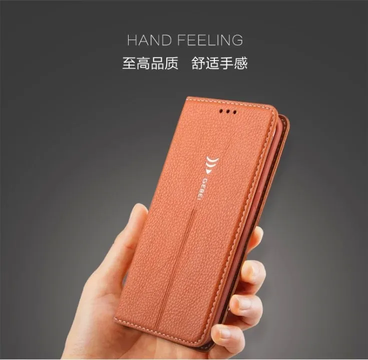 Роскошный бренд GEBEI кожаный флип уникальный магнитный чехол для samsung galaxy S6 S7 Edge S8 S9 S10 Plus Note 5 S811