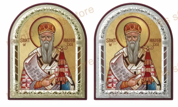 Недорогая пластиковая фоторамка с изображением Святой картины католические