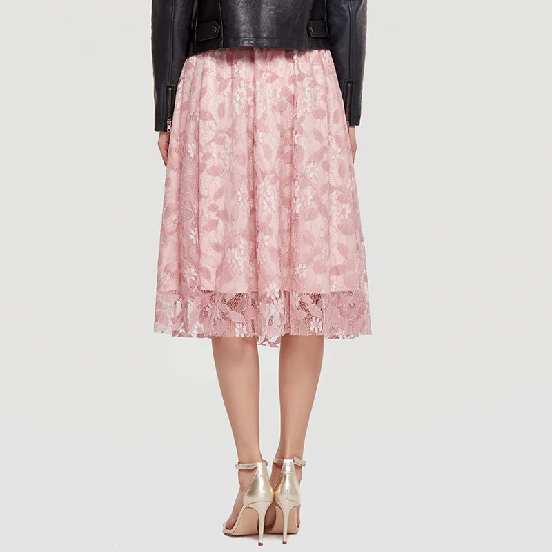 GOPLUS 2019 весенние модные тюлевые женские плиссированные юбки с высокой талией