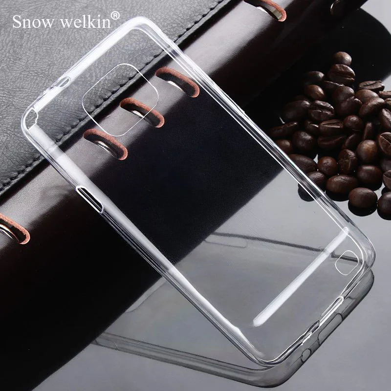 Прозрачный силиконовый мягкий тонкий ТПУ чехол Snow Welkin для телефона Samsung Galaxy S2 SII