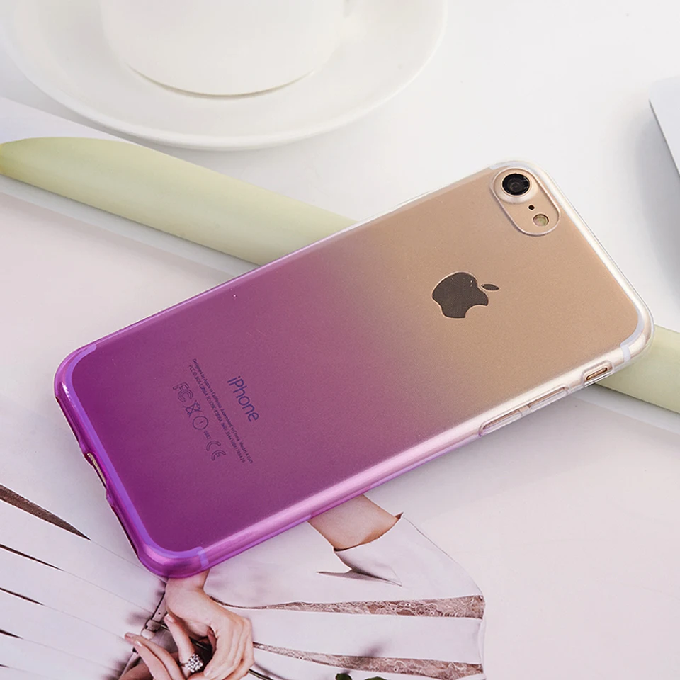 Сумерки Радуга Цвет чехол для iphone 7 SE 5 5S 6 s 8 Plus X силиконовый OnePlus One 3 т TPU Чехлы