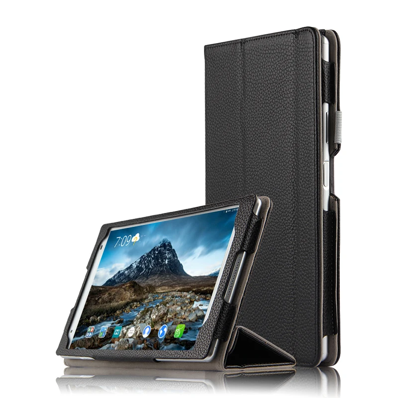Чехол из воловьей кожи для Lenovo Tab 4 8 Plsu защитный смарт чехол натуральной с TB 8704F