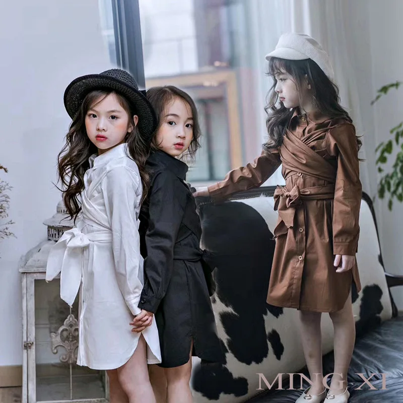 2019 spring new children's clothing shirt in the long section of with a thin coat | Детская одежда и обувь