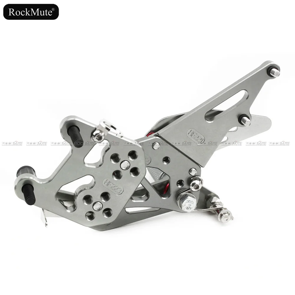 Подножки для мотоцикла для Honda CBR 600RR CBR600RR 2007- ЧПУ Регулируемая подножка рычаг переключения передач тормозной педальные подложки для ног сзади комплект