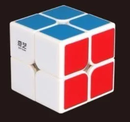 Qiyi Neo Cube 2x2 волшебный куб 2 на 2 куб 50 мм скоростная карманная наклейка Головоломка Куб профессиональные Развивающие игрушки для детей - Цвет: White