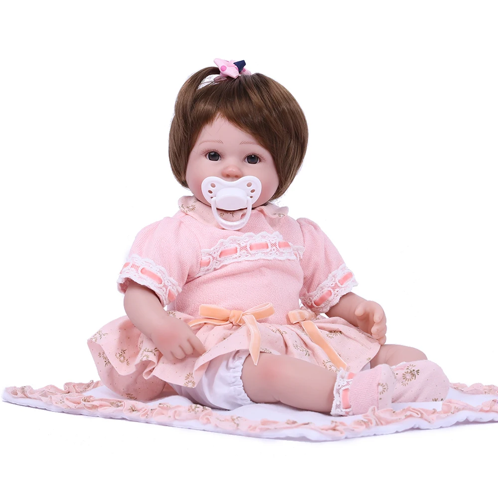 KAYDORA 17 дюймов 42 см винил силиконовый Reborn Baby Doll живой реалистичный малыш настоящая