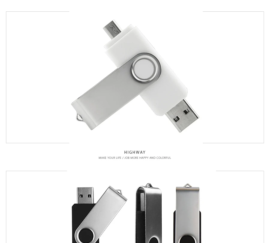 Флеш-накопитель USB2.0 OTG 4 ГБ 8 ГБ 16 ГБ 32 ГБ 64 ГБ флеш-накопитель внешняя карта памяти 64 Гб U диск для Android мобильных устройств ПК