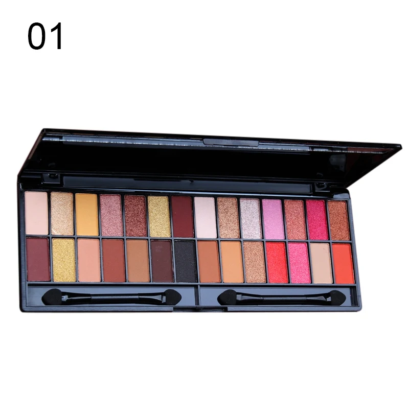 

28 Colors Matte Pigment Glitter Eyeshadow Palette Natural Eye Shadow Palettes Makeup Set Long Lasting