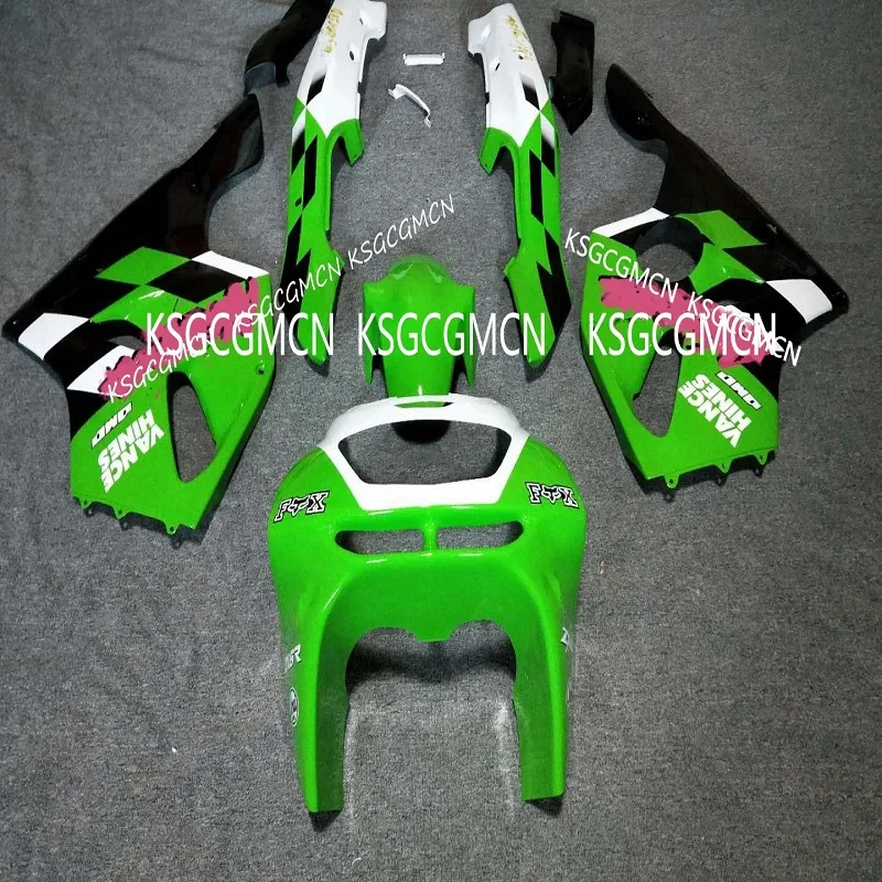 

ZX6R 94 97 fairing For KAWASAKI ZX 6R 636 94 97 95 96 Green White black ZX-6R NINJA ZX 6R 636 1994 95 96 1997 Fairing Kits-Dor D