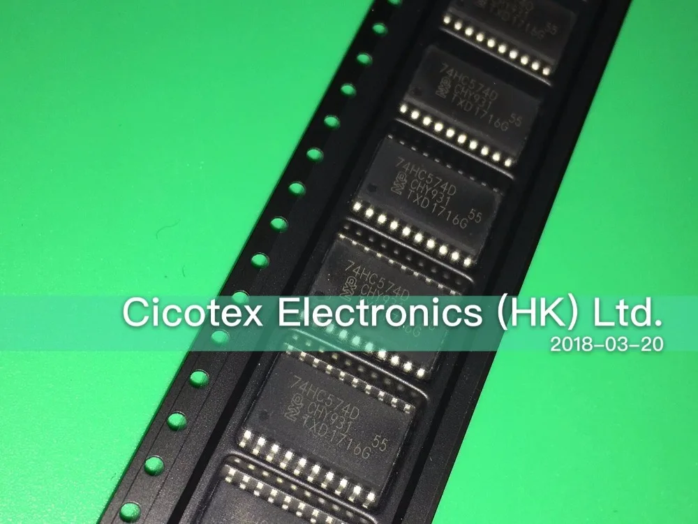 

10 шт./лот 74HC574D SOP20 7,2 мм IC D-TYPE POS TRG SNGL 20soic 74HC574