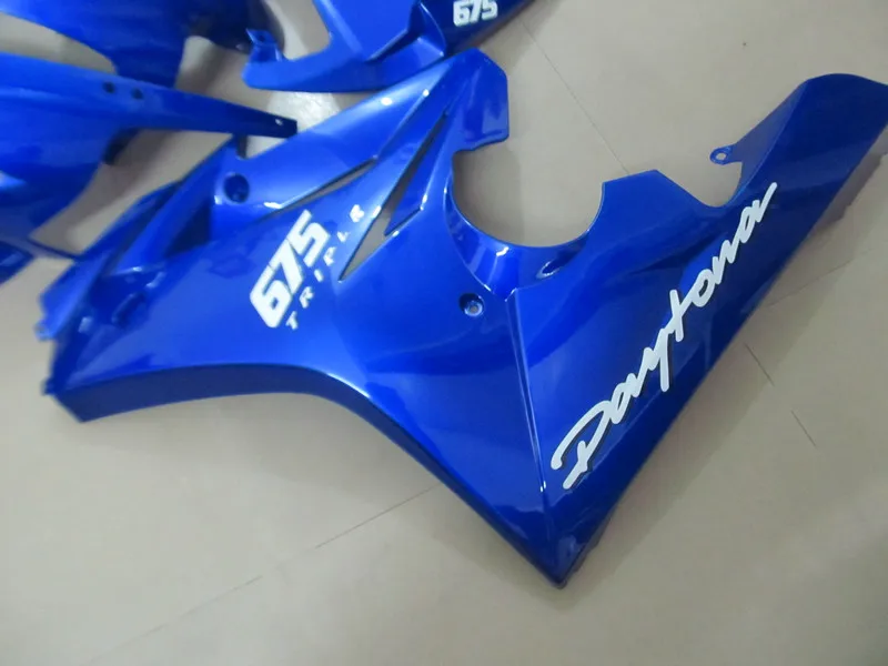 Набор обтекателей для литья под давлением Triumph DAYTONA675 05 06 07 08 Daytona 675 2005 2006 2008 ABS blue