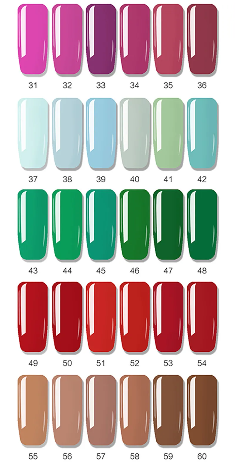 

6 Pieces 10ml Soak Off Gel Polish Semi Permanant UV Gel Nail Polish Varnish Gel Nail Lacquer Varnishes Manicure Nail Art Set