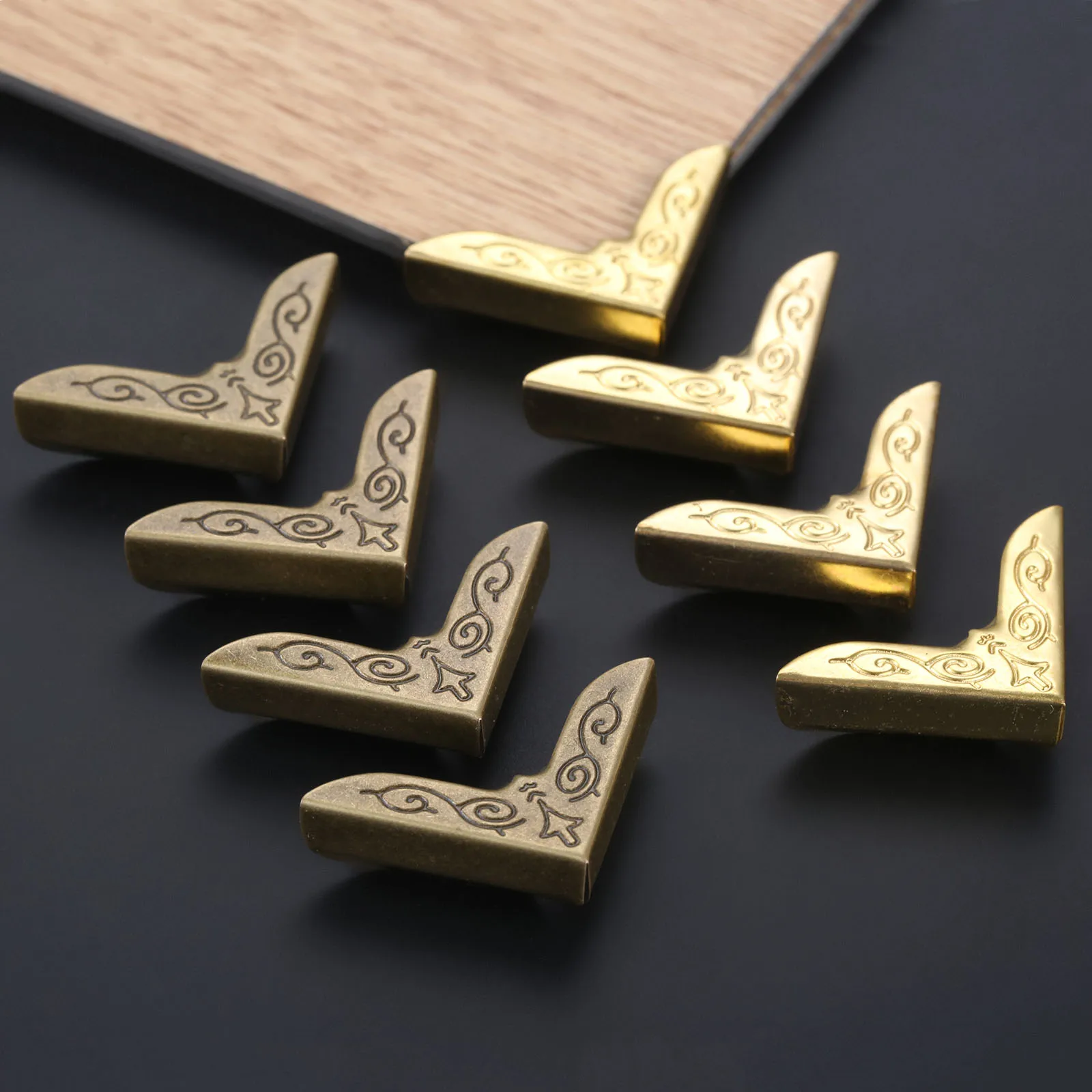 DRELD 20 шт. книга Скрапбукинг Альбомы меню папки воротник Угловые протекторы