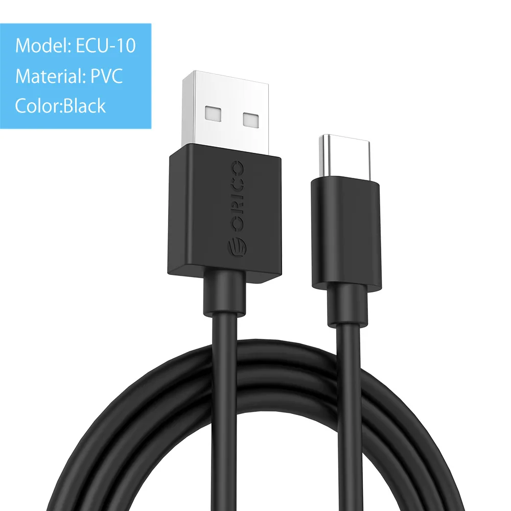 ORICO Тип usb C Тип кабеля type-c кабель передачи данных для быстрой зарядки USB Зарядное устройство для Xiaomi Mi9 Redmi Note 7 Meizu Pro 6 huawei Коврики 20 Pro