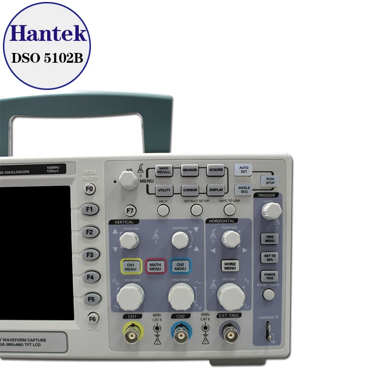 Цифровой осциллограф Hantek DSO5102B 100 МГц 1GSa/s лучше чем ADS1102CAL +|oscilloscope