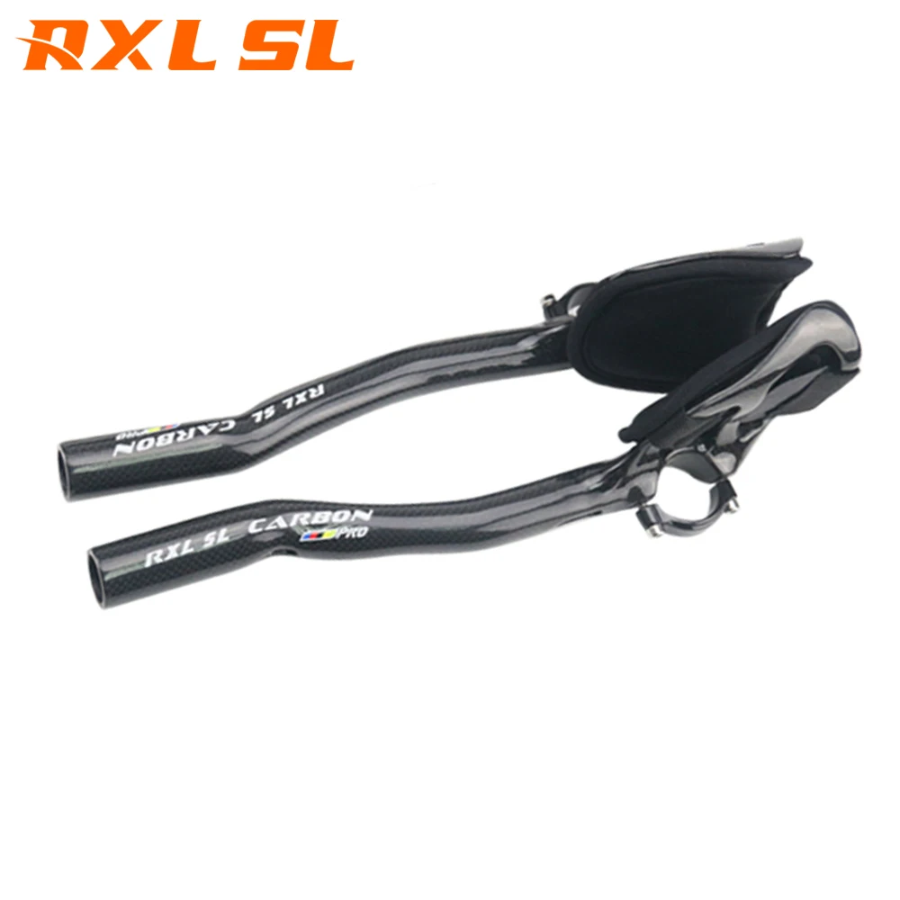 

RXL SL Bicycle Handlebar Rest TT handle Bar Triathlon Bicycle Extender Aerobar Black Carbon Aero Bars 3K Glossy/Matte Handlebar