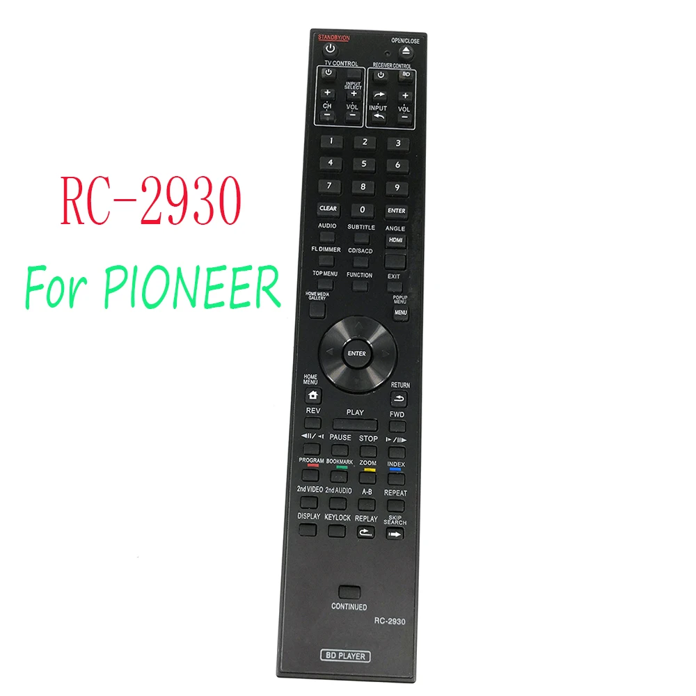 Новая замена Управление RC-2930 для PIONEER плеер для дисков Blu-Ray Театр DVD