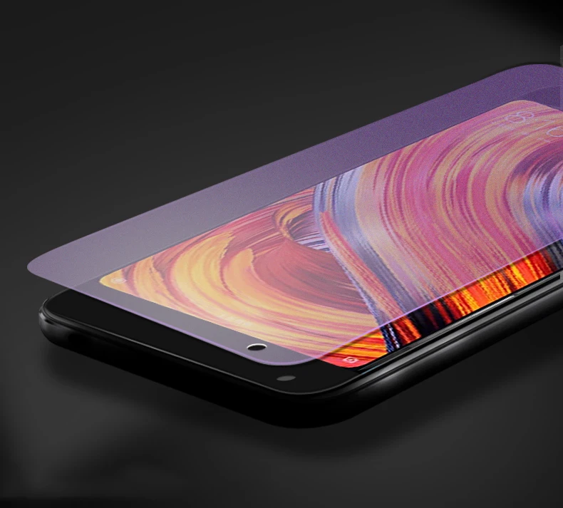 Матовый светильник синего и фиолетового цвета из закаленного стекла для Xiao mi Red mi Note 7 8 6 5 Pro 5 Plus mi 9T K20 Pro 5A 6A Y2 Y3