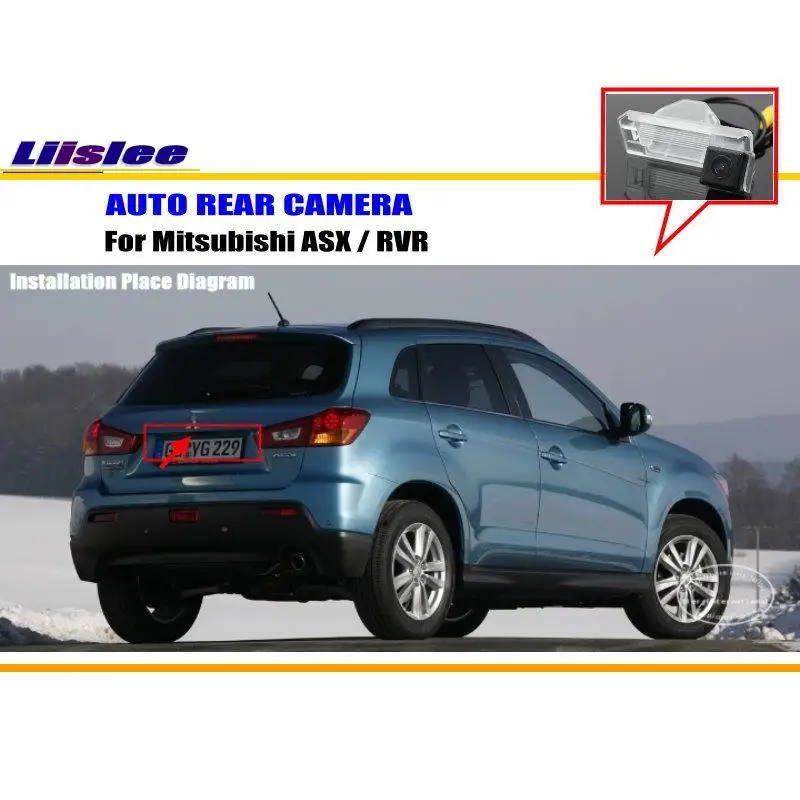 Автомобильная камера заднего вида Liislee для Mitsubishi ASX/RVR/камера вида/HD CCD RCA NTST