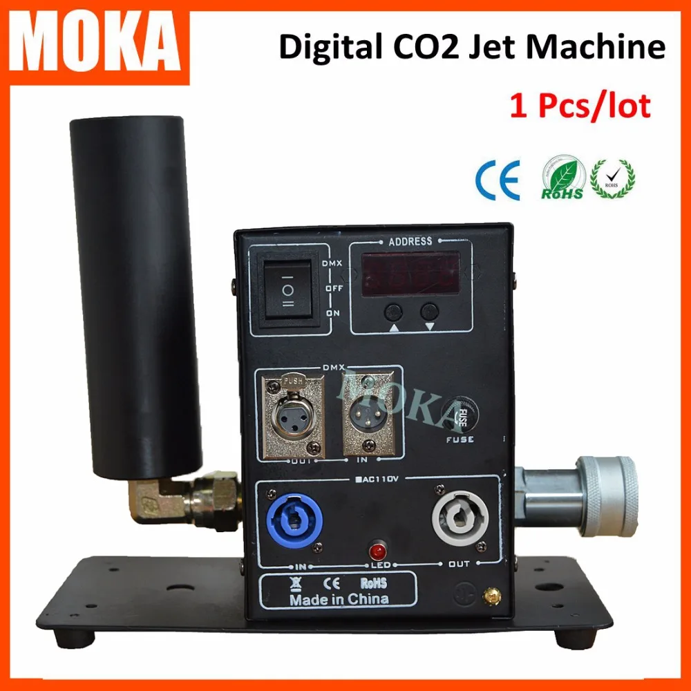 Сценический эффект цифровой CO2 струйный аппарат диско дымовая Машина DMX 512