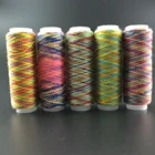 Нитки для шитья, 5, шт.упак., радужного цвета, ручное стегание, вышивка, нить для шитья, для домашнего творчества, подарки принадлежности для шитья товары