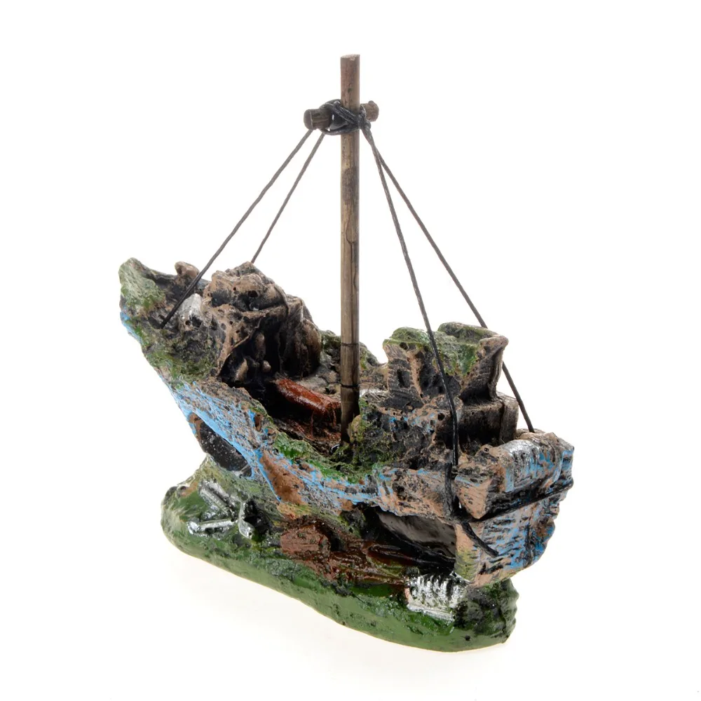 Saim новинка 2019 пиратский корабль из смолы парусная лодка Sunk Corsair кораблекрушение