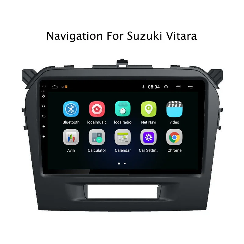 Ectwodvd 9 &quotAndroid 8 1 автомобильный dvd плеер gps навигация для Suzuki Vitara 2015 2016 Радио