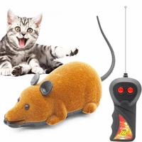 pet cat toys wireless remote control mouse pets toy interactive plush electronic rc rat mice funny pet dog cat mouse toy for cat