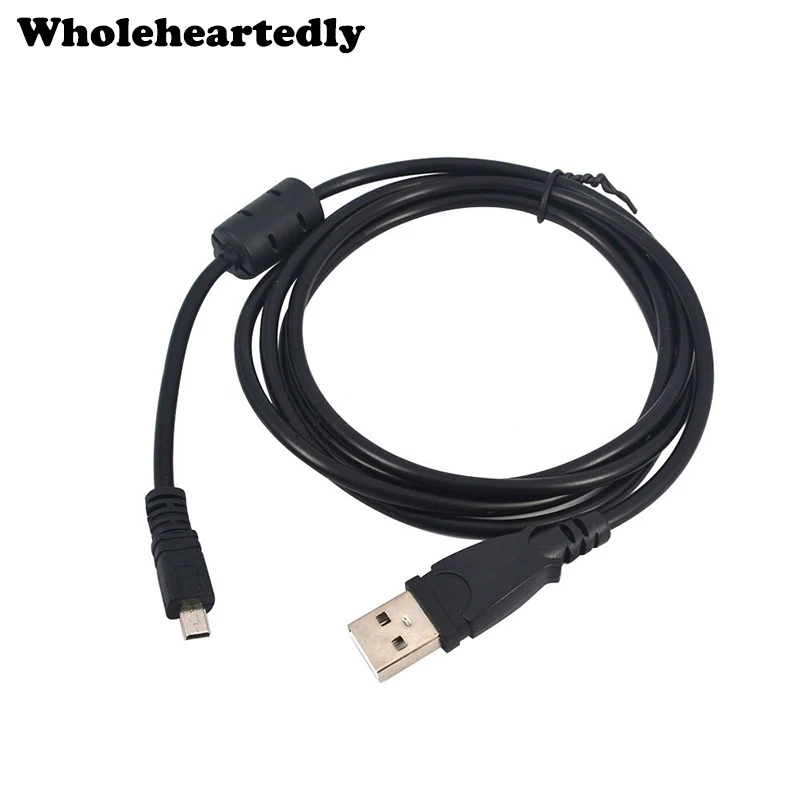 

Wholesale Black 4.9 ft 59 Inch 1.5M 8 Pin UC-E6 Camera USB Data Cable Cord For Olympus Pentaxist FinePix For Sony Nikon Coolpix