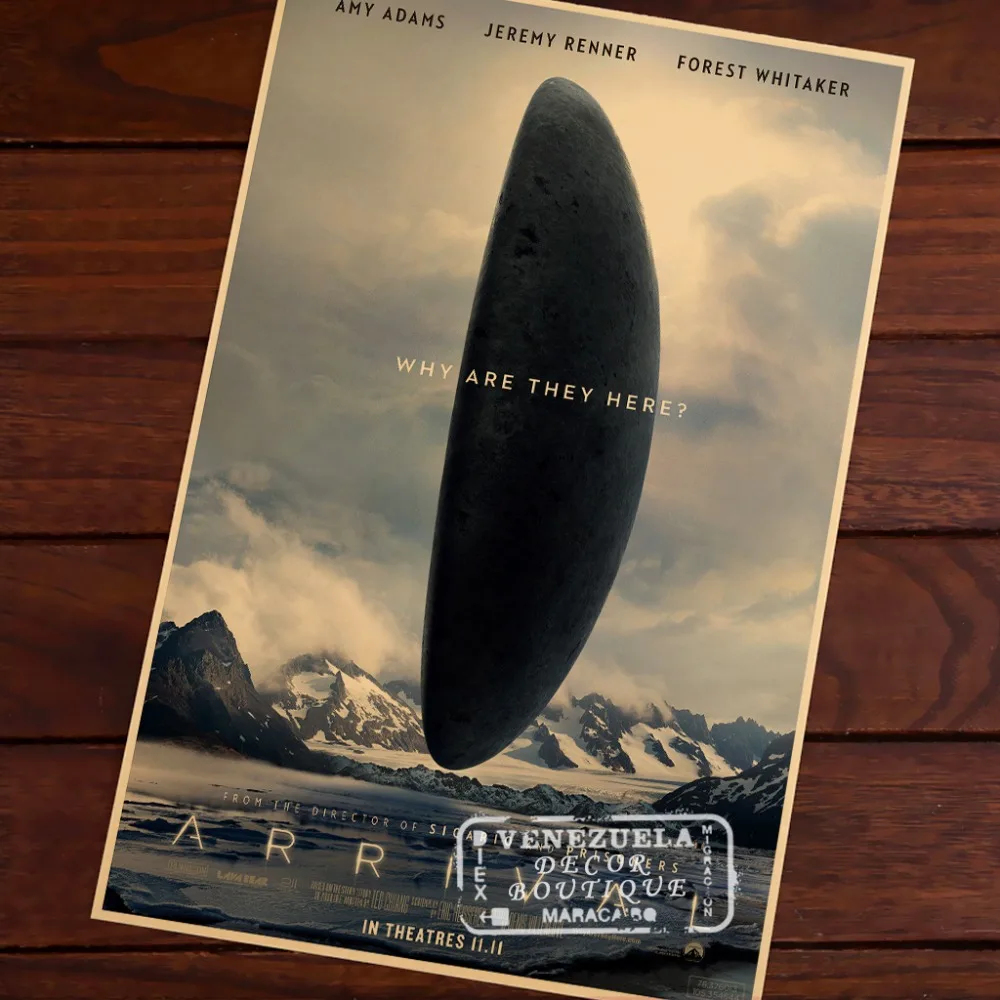 Прибытие Sci-Fi фильм ужасов обои классический декоративный плакат DIY настенные