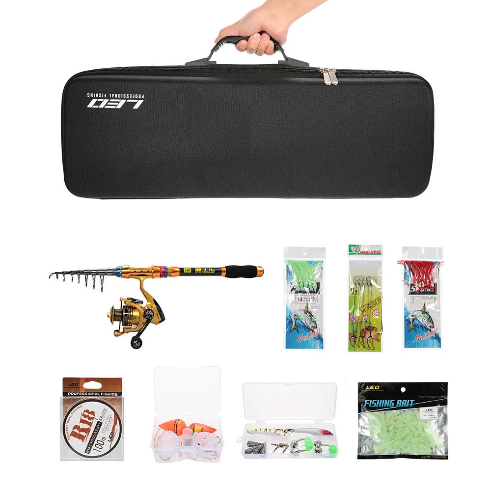 Lixada портативный набор удочек для приманки телескопическая удочка с леской