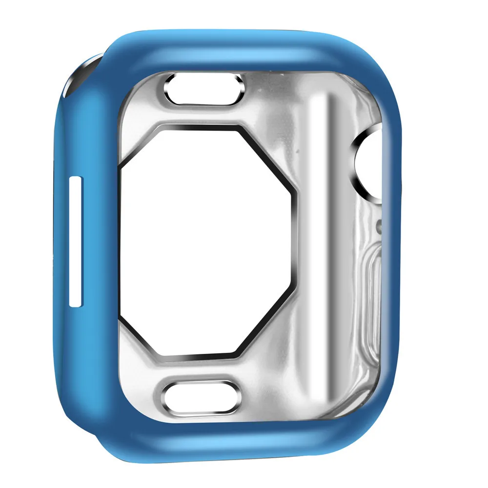 Мягкий чехол бампер для Apple Watch SE Series 6 5 4 40 мм 44 мм|Ремешки часов| |