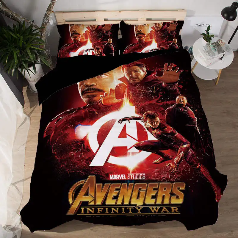 Disney Bedding 9 Мстители Дисней герой Marvel покрывало для кровати мальчик Спальня украшение Quee размер постельных принадлежностей набор король стеганые пододеяльники ребенок дома Твин - Цвет: Disney Bedding 9