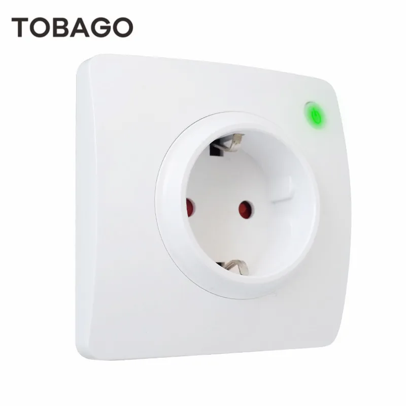 TOBAGO EU настенная розетка Универсальная умная Wifi электрическая розетка поддержка Evergy функция монитора и Магнитное реле с фиксацией