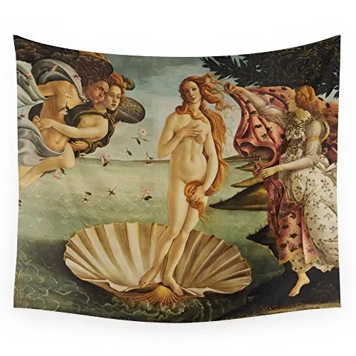 Настенный гобелен с изображением родов венерины от Sandro Botticelli маленький|Гобелен| |
