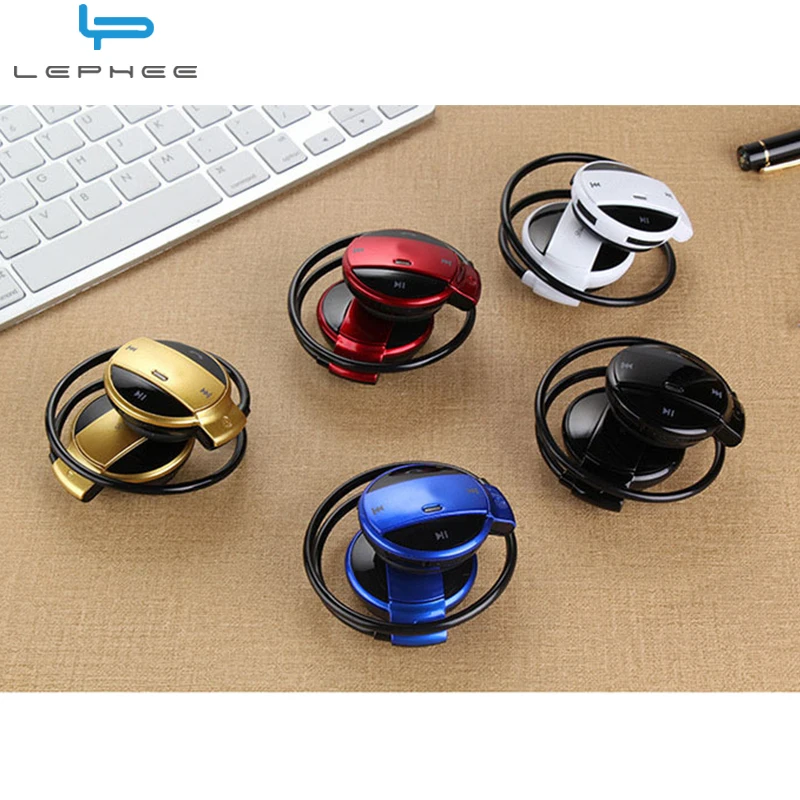 Lephee мини 501 Беспроводной Bluetooth гарнитура Спорт запуск шейным наушники для iPhone Samsung