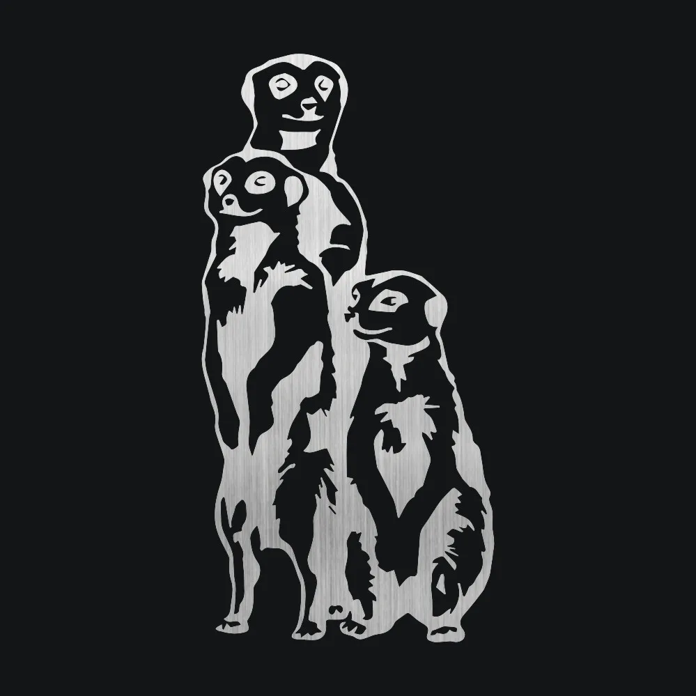 Tangredy Meerkats three brothers автомобильные наклейки и на автомобильный бампер для