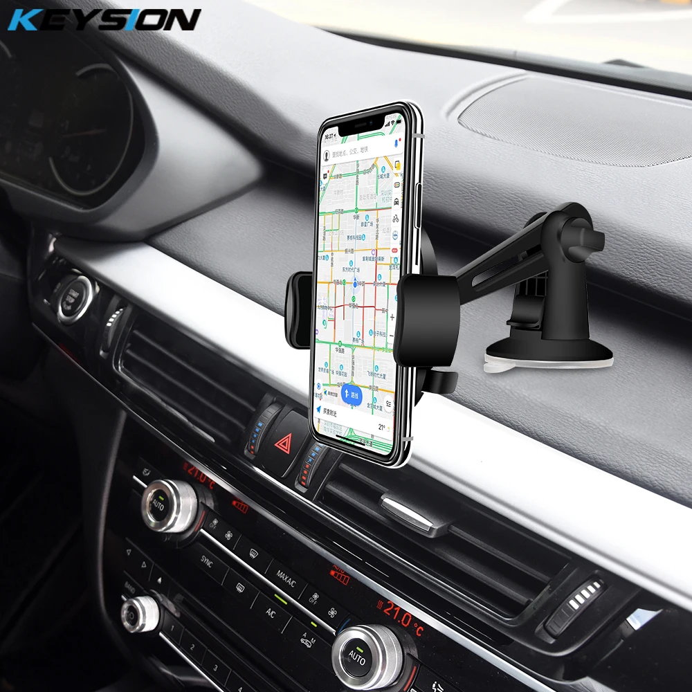 KEYSION Универсальный Выдвижной Автомобильный держатель для телефона GPS навигатор