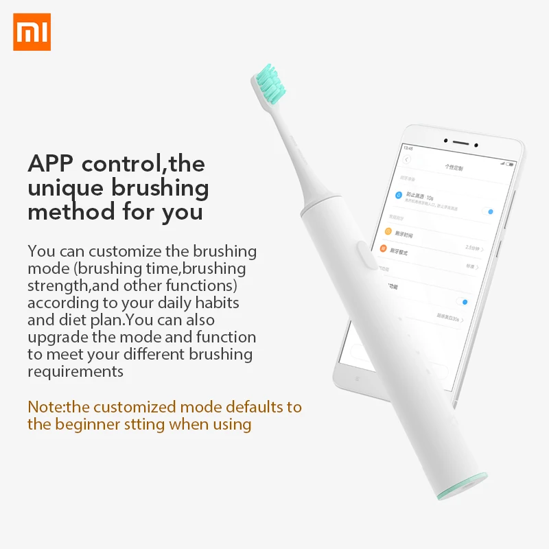 Xiaomi mi, домашняя звуковая электрическая зубная mi щетка SOOCAS Soocare, Беспроводная зарядка, IPX7, водонепроницаемая, белая, с управлением через приложение