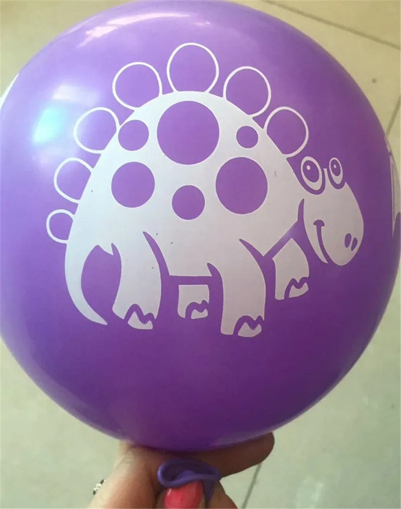 ZHEYIKE 20 шт./лот Латекс шары динозавр Baby Shower Детская день рождения украшения Парк