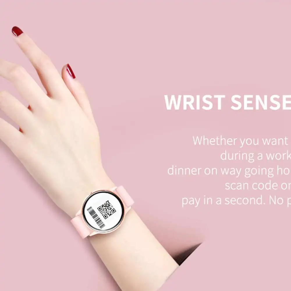 DT88 умный Браслет цветной экран Smartwatch Женская мода Фитнес-трекер монитор