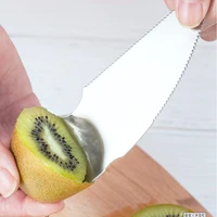 stainless steel spoon scoop peel blade kiwi fruit dig spoon peel remove utensils fruits